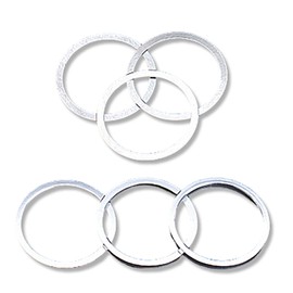 morytrade Head Parts Spacer, 6-Piece Set, 0.01 x 0.1 x 0.1 x 0.1/2/3 inches (0.3 x 3 1/2/3 mm), Head Gap Adjustment (6 Piece Set, 0.3mm x 3 1/2/3 mm)