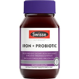 Swisse Ultiboost Iron + Probiotic Tab X 30
