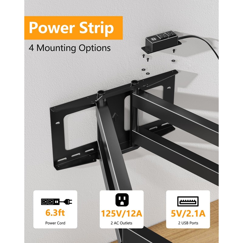 FORGING MOUNT Long Arm TV Wall Mount Swivel Tilt Full