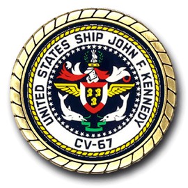 USS John F. Kennedy CV-67 Desert Storm/Gulf War Challenge Coin