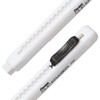 Pentel Borrador Cuadrangular Tipo Lápiz Barril Blanco Caja con 12