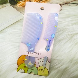 Small Cute Hair Comb,2 Piece Mini Hair Comb Set Fine Tooth Rat Tail Comb For Girls Kids Portable Anti-Static Plastic Hairdressing Comb Hair Comb Gift For Wet And Dry (Blue)