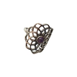 VIE Sahasrara Crystal Ring, Amethyst