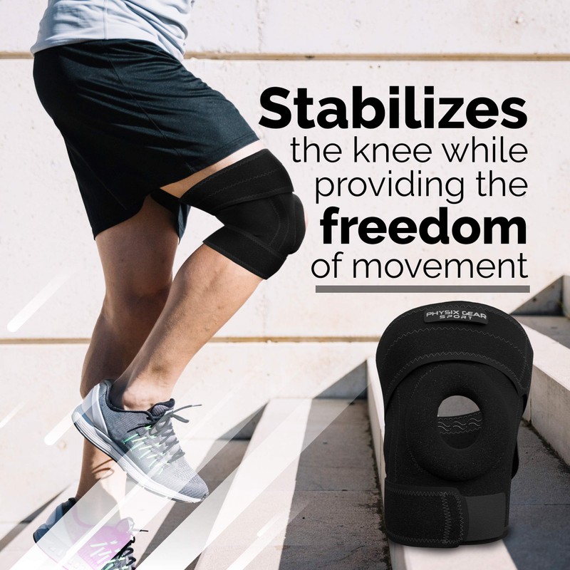 Physix Gear Knee Brace for Men & Women - Adjustable