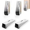Little Casters Wheels Low Profile File Drawer Casters Fixed Single