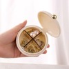 ULTECHNOVO Daily Pill Organizer, Portable Pill Box Organizer, 4 Compartments