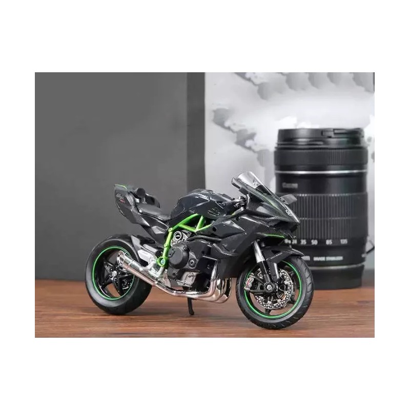 Maisto Kawaski H2r Miniatura Moto Metal De Luz Y Sonido