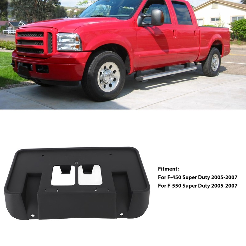 Front License Plate Bracket 5C3Z17A385AA Rugged Impact Resistant Stylish License
