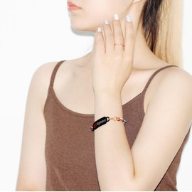 Tobestu Color Enamel Epilepsy Bracelet for People in Need - Gold Plated Medical Emergency Situation Bracelets (Epilepsy) YA5205