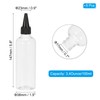 PATIKIL Plastic Applicator Bottle, 6 Pcs 3.4oz(100ml) Leak Proof Refillable