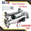 Unbranded 1000DB 12V Electric Trains Horns Air Train Horn Kit