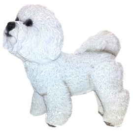 Bichon Frise Decorative Ornament Pet Dog Figurine
