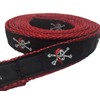 Preston Pirate Dog Collar and Leash Set - Skull and