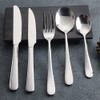 RIS LAN 30-piece Silverware Flatware Sets, Stainless Steel Cutlery Set,