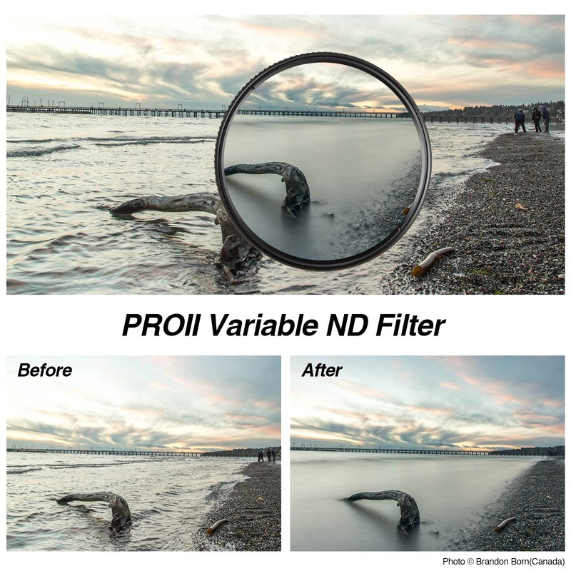 Haida Variable ND Filter 82mm 1.5-5 Stops Adjustable Neutral Density