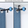 Ceramic Curtain Rods for Windows 48 to 84 Inch,1 Inch
