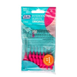TePe Interdentalbürsten Pink Original Interdental Brushes ISO0 0.4 mm Pack of 8