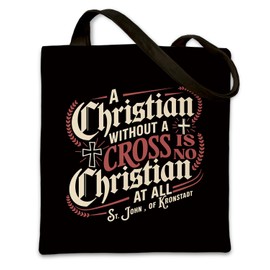 Christian Bible Canvas Tote Bags for Women, Gifts for Christian Women, Cute Grocery Reusable Shopping Bags, Black Bible Verse Beach Shopping Church Tote Bag Religious Gifts