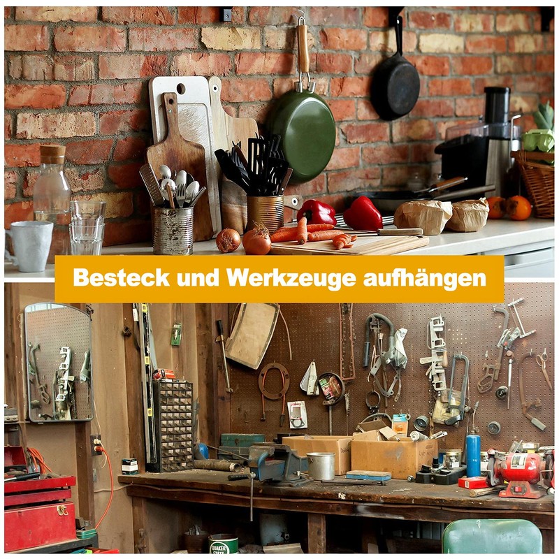 MOGADEE Pack of 10 Stainless Steel Hook Screws, Screw Hooks,