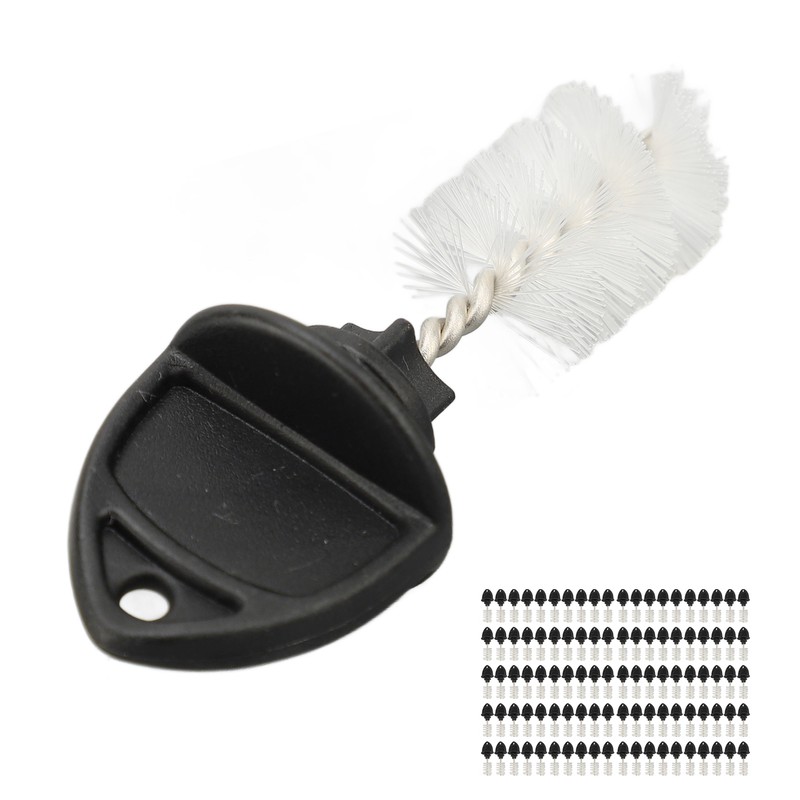 100Pcs Beer Plugs Tap Brush Dustproof Multifunctional Nylon Cleaning Brush