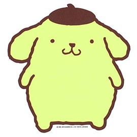 General Sticker Pompompurin [Home Decor Sticker] Die Cut Wall Sticker Sanrio h17.1 cm x 6.4 cm