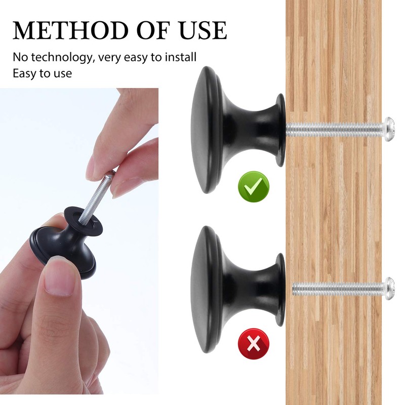 TsunNee 12PCS Vintage Cabinet Knobs, Chic Drawer Knobs, Antique Kitchen