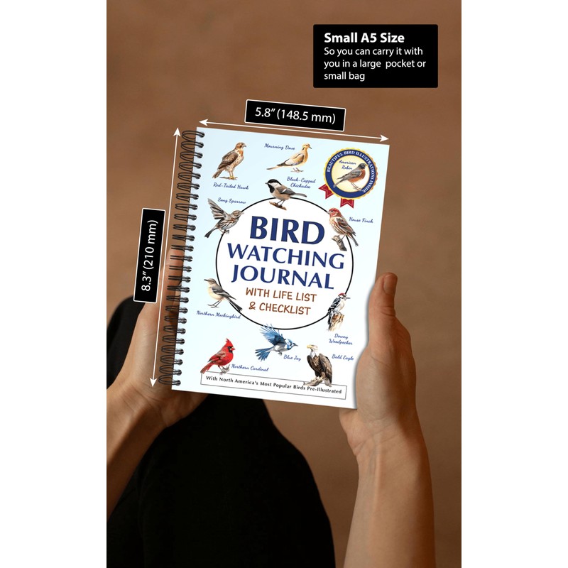 Bird Watching Journal with Life List & Checklist - Improve