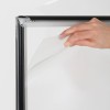 M&T Displays Window Snap Poster Frame Photo Holder Aluminum Profile