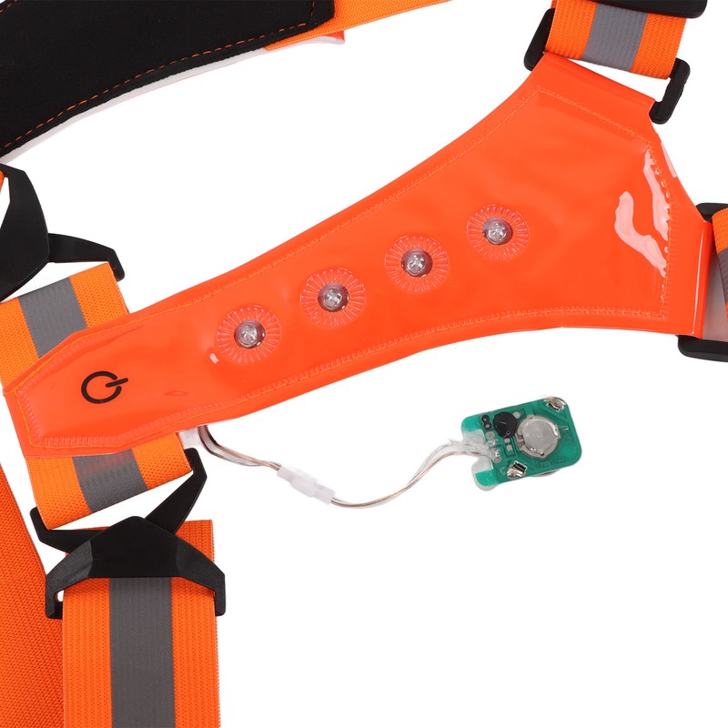 LED Reflective Vest Running Gear Band 3 Lighting Mode 360°