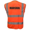 Marshal Orange Hi Vis Viz Safety Vest Waistcoat Reflective High