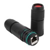 IP68 Waterproof RJ45 Coupler 1000Mbps Female to Female Ethernet Adapter