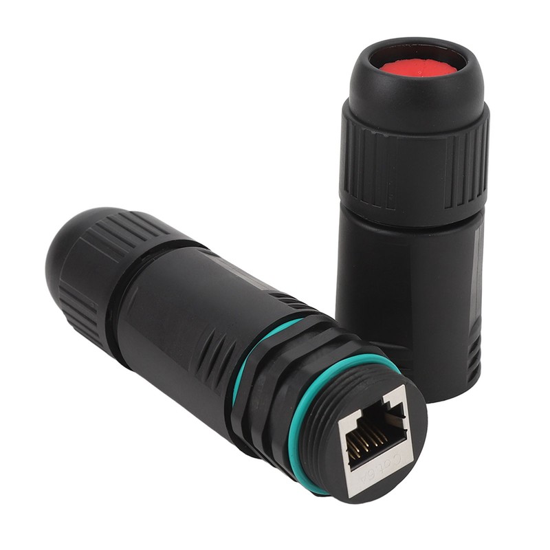 IP68 Waterproof RJ45 Coupler 1000Mbps Female to Female Ethernet Adapter