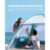 OutdoorMaster Beach Tent for 3/4 Person - Easy Setup Sun
