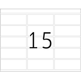 HERMA 2900 Haftetiketten für Druckmaschinen, 2500 Stück, 20 x 50 mm, Blattformat 168 x 120 mm, DP1, selbstklebend, mit Greifer- und Anlagerand, matt, blanko Papier Klebeetiketten Aufkleber, weiß