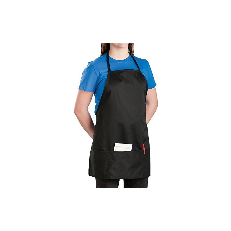 KNG Value 3 Pocket Bib Apron (Black)