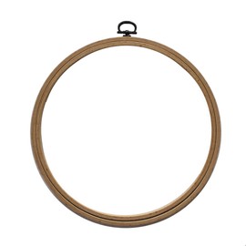 Nurge Wooden Hanging Ring Cross Stitch Display Hoop 190mm x 8mm #4