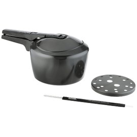 Hawkins Futura 3 Litre Pressure Cooker, Hard Anodised Inner Lid Pressure Cooker, Pan Cooker, Black (FP30)