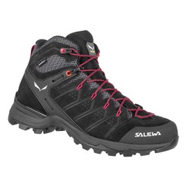 Salewa Women's Alp Mate Mid Waterproof Trekking & Hiking Boot - Black Out/Virtual Pink - 7