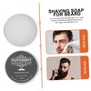 BIUDECO Travel Shaving Soap Men's Peppermint Beard Shave Soap Compact