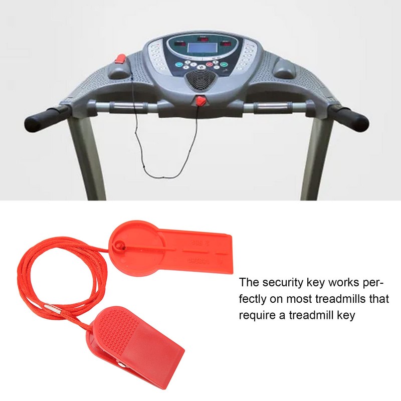 equlup Treadmill Safety Key, 2 Pack Universal Safety Switch for