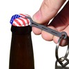 Brew Soldier Titanium Bottle Opener with Stainless Steel Key Ring
