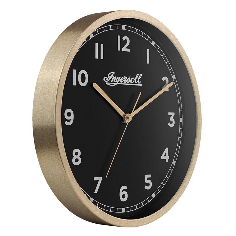 Ingersoll Analogue Wall Clock, Easy To Read, 30cm Diameter in