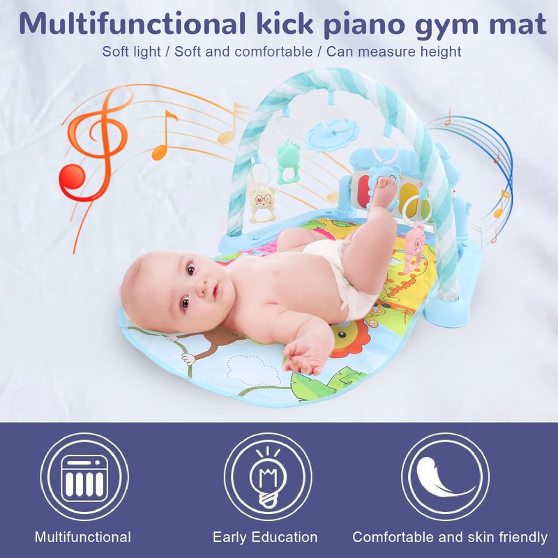 Gym Infant Playmat Piano Musical Early Education Crawling Sensory Gym