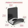 Liboer Headphone Wall Mount Mini Headphone Hook Holder with Strong