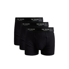 Ted Baker Mens Boxers Brief, Cotton, 3-Pack, (TBB01)