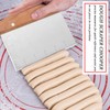 Bench Scraper Set of 2, HaSteeL Metal Dough Scraper Cutter