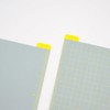 Almost daily planner, almost sun, ice gray x yellow, for