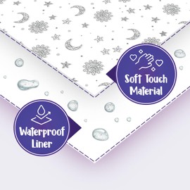 20 Pack Extra Large Disposable Toilet Seat Covers (Boho) by Eli with Love – Toddler Toilet Covers For Full Coverage On Toilet or Potty – Ideal Travel Toilet Seat Covers For Both Kids and Adults