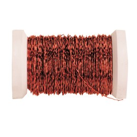 Glorex Effect Wire 0.3 mm Metal Wire, Red, 9.5 x 8.5 x 3 cm