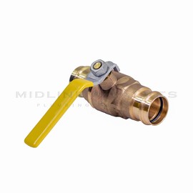 Everflow Supplies 310R012-NL 1/2" No Lead Full Port Ball Valve With Press Fittings